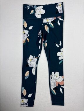 Athleta Floral Print Leggings Size Small
